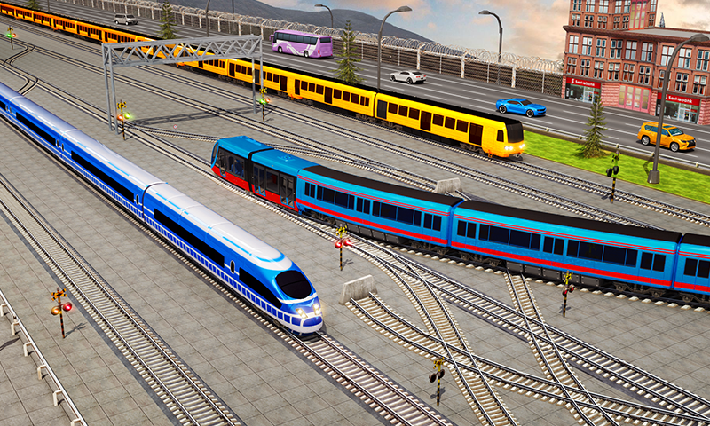 インドの電車都市プロの運転：電車のゲームのキャプチャ