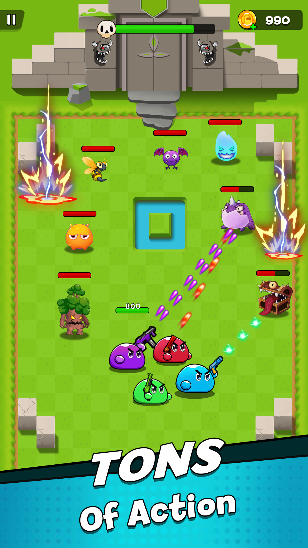 Slime Swarm: Boom Battle 遊戲截圖