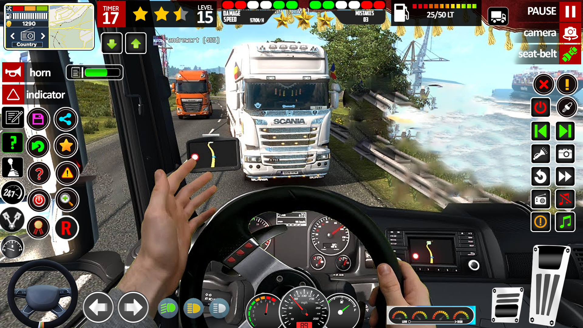 Truck Driving Game: City Truck Game Screenshot