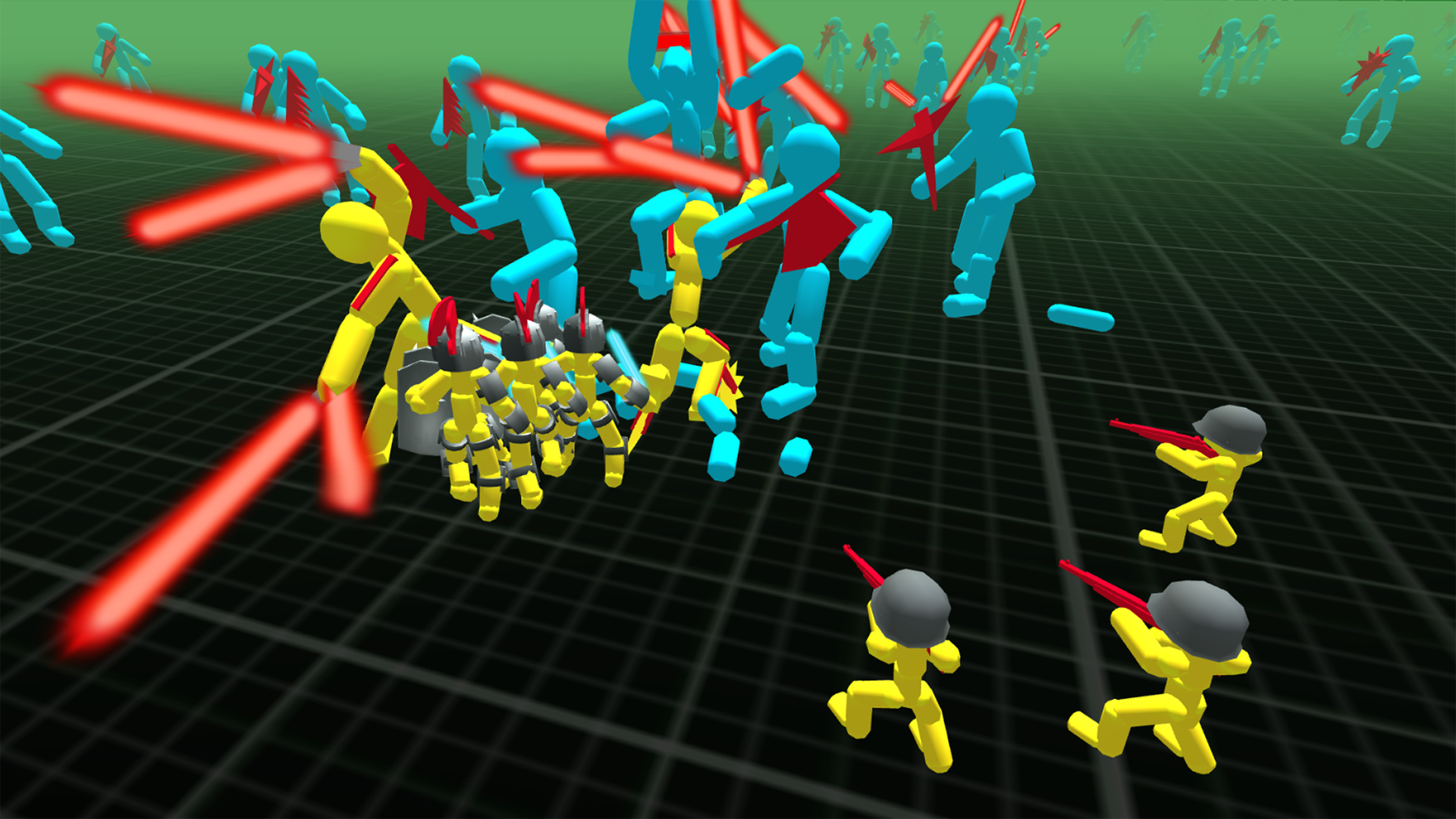Скриншот игры Stickman Simulator Neon Battle
