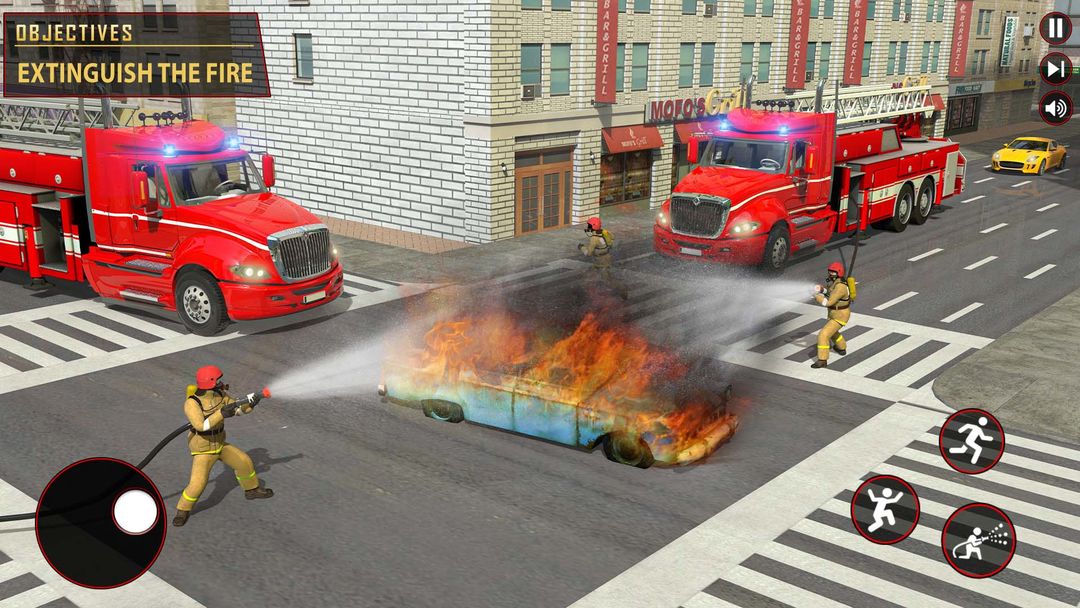Firefighter Rescue Truck: 911 ภาพหน้าจอเกม