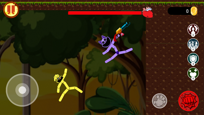 Melon smiling critters fight Game Screenshot