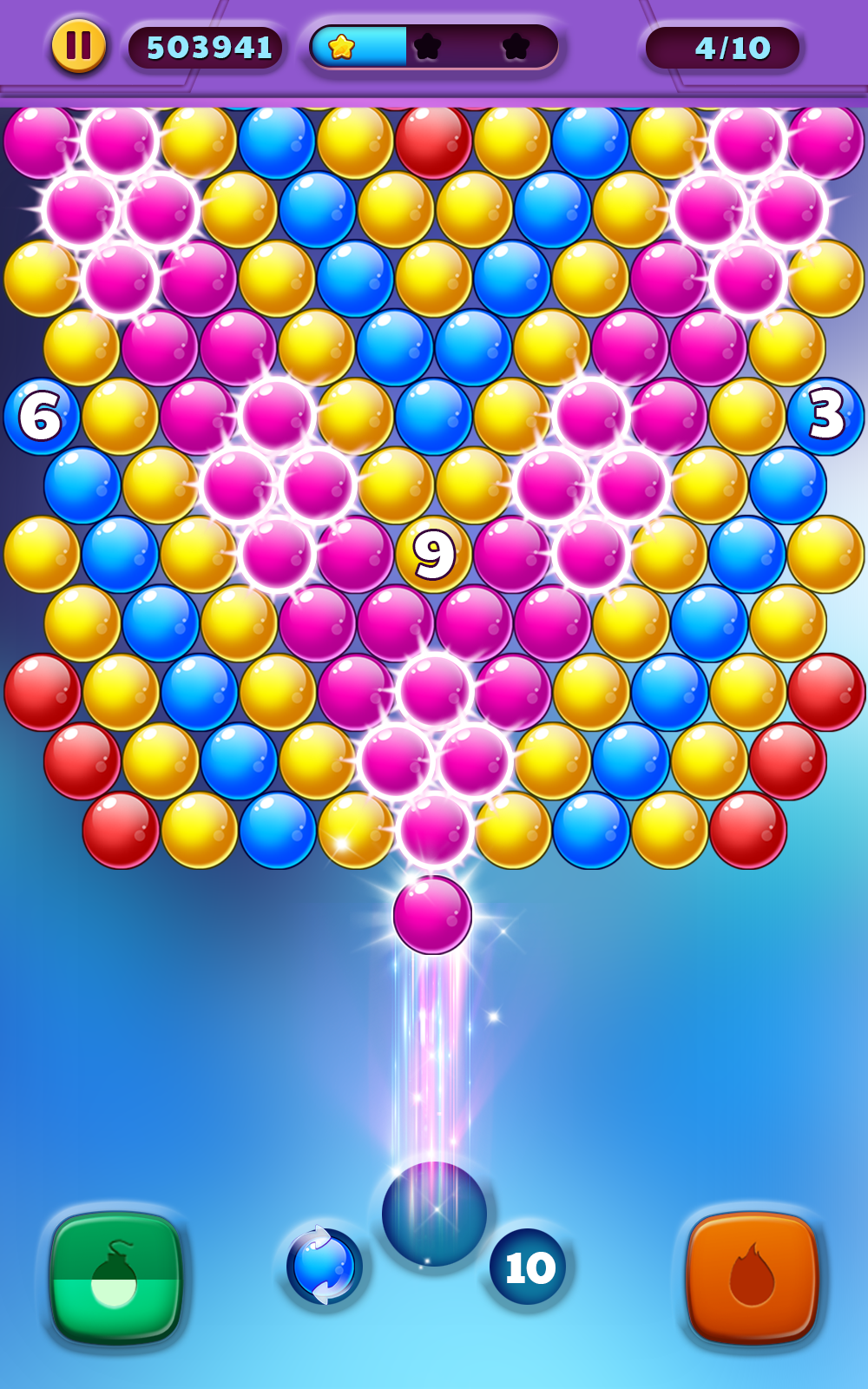 Trivia Bubbles screenshot game