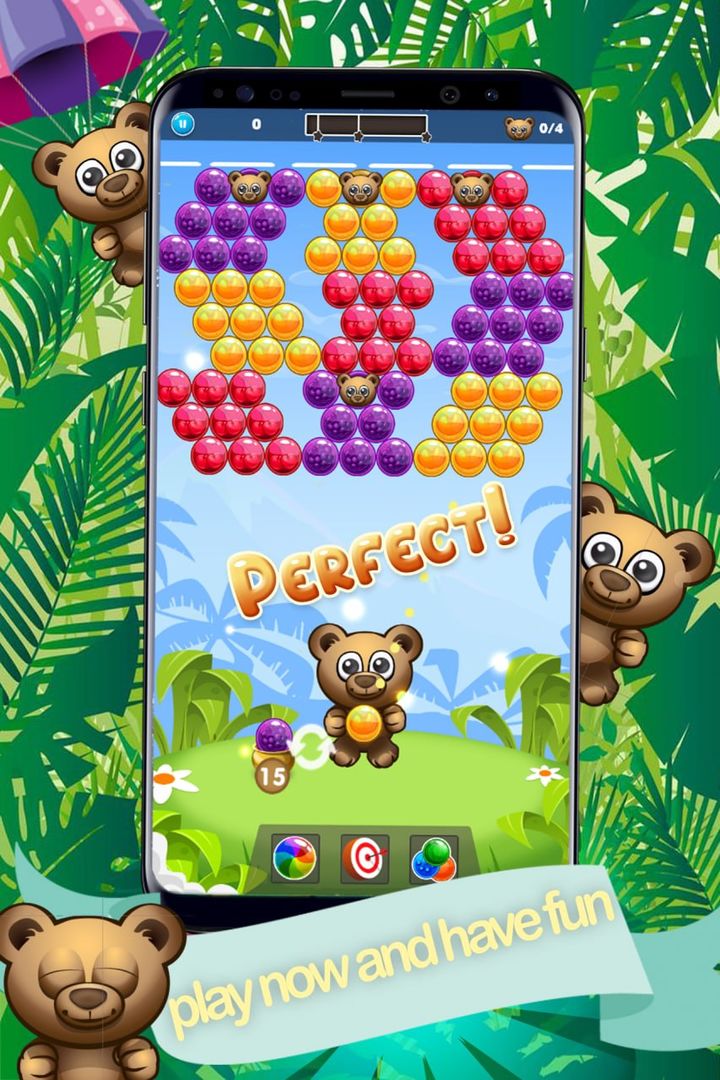 Bubble Crush Pop Shooter Games android iOS apk download for free