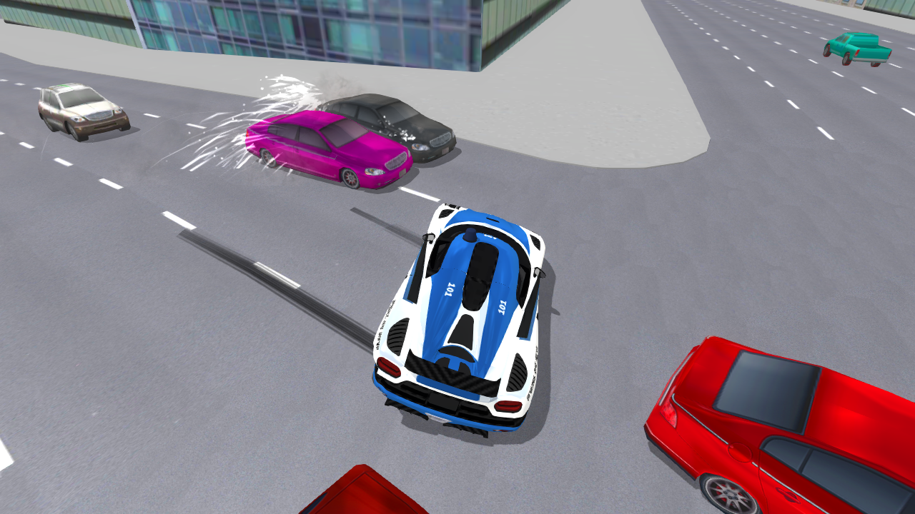 Cuplikan Layar Game Police Car Crazy Drivers