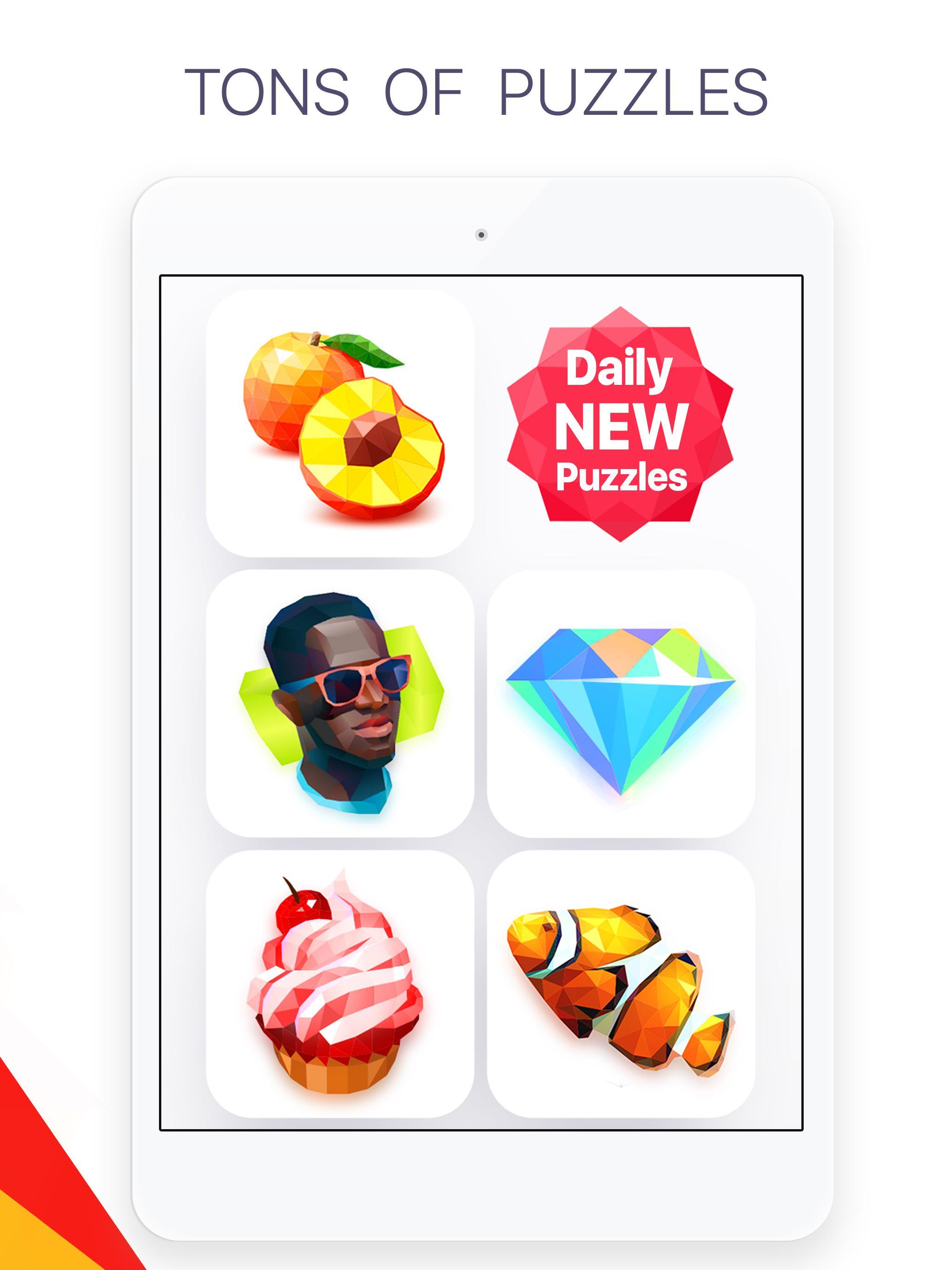 Poly - Coloring Puzzle Art Book Game Screenshot