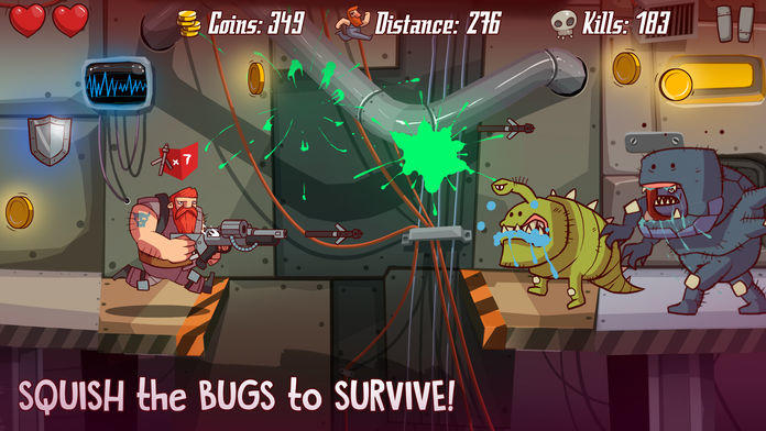 Space Beard Shooter Game Screenshot