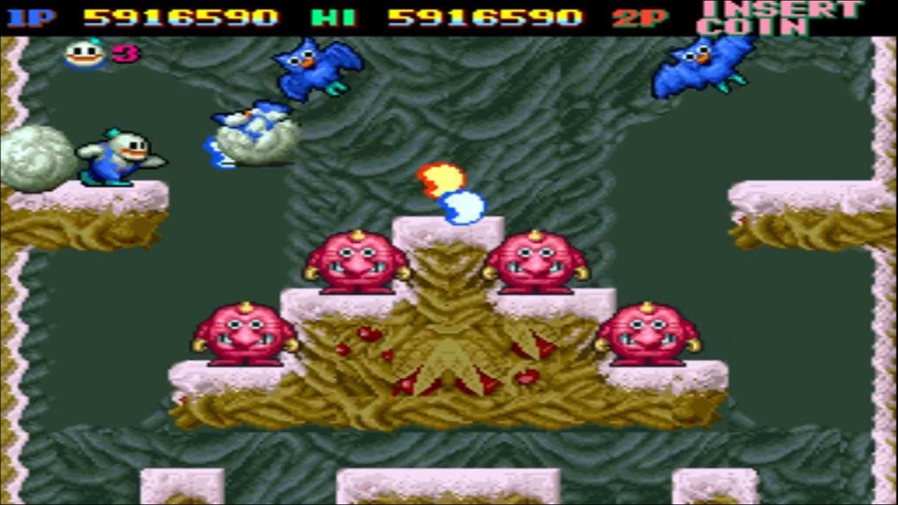 スノーブラザーズ　クラシック ゲームのスクリーンショット