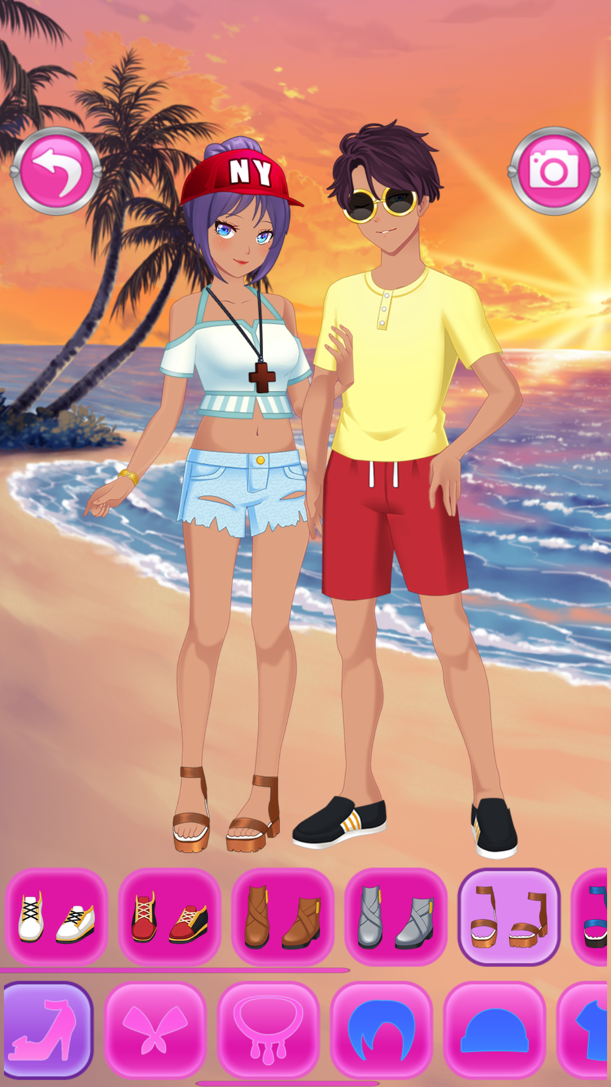 Anime Couples Dress Up Game ภาพหน้าจอเกม