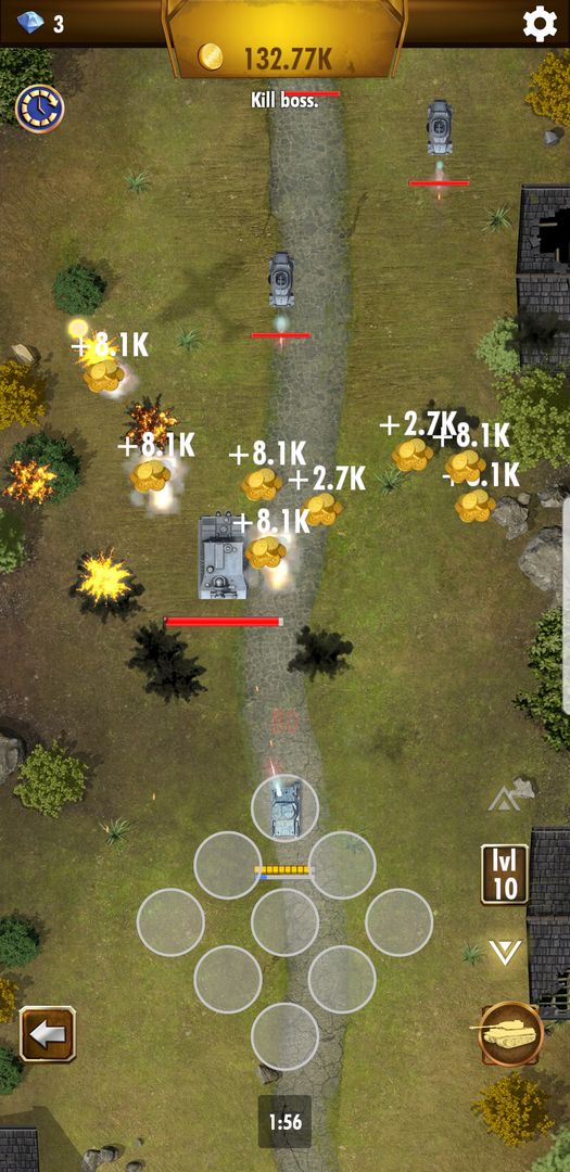 Screenshot of Idle Panzer
