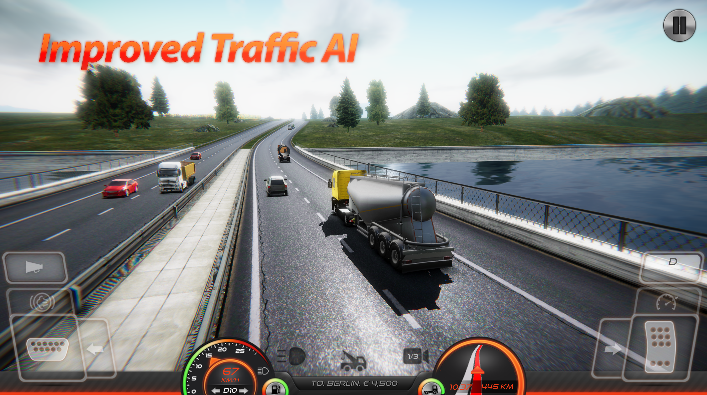 Truckers of Europe 2 Game Screenshot