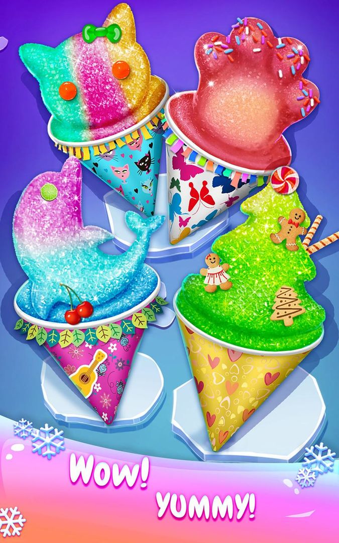 Snow Cone Maker - Summer Fun screenshot game