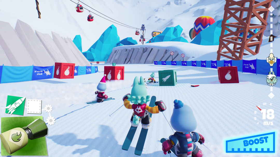 Screenshot of Gumball's Downhill Racing