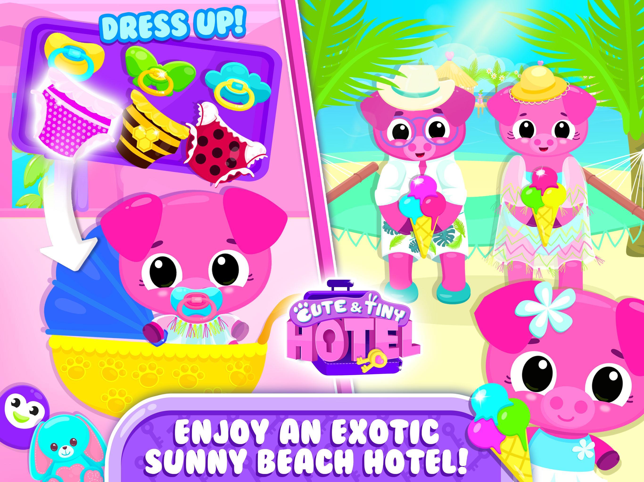 Cute & Tiny Hotel - Family Vacation Adventures Game Screenshot