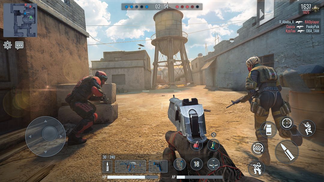 Screenshot of War gun: Army games simulator