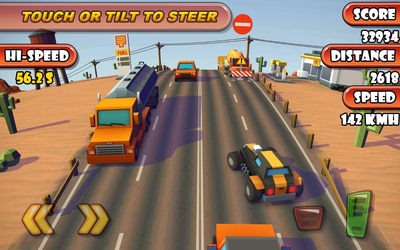 Highway Traffic Racer Planet 게임 스크린샷