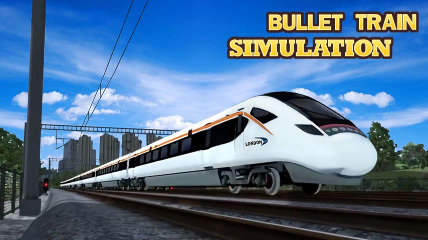Screenshot of Bullet train simulation