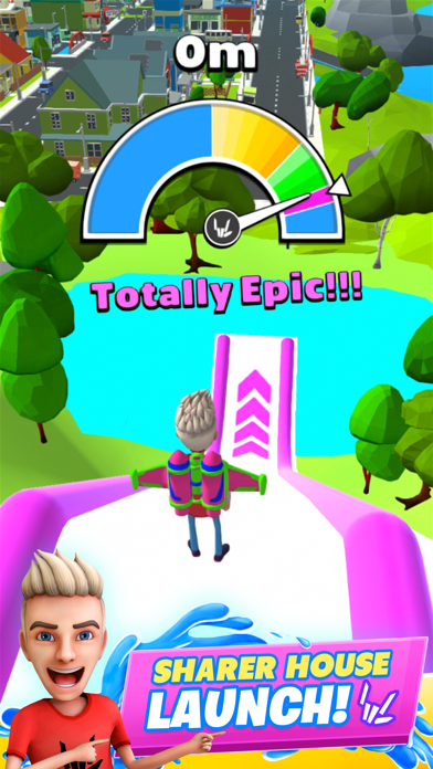 Stephen Sharer’s Rocket Slide Game Screenshot