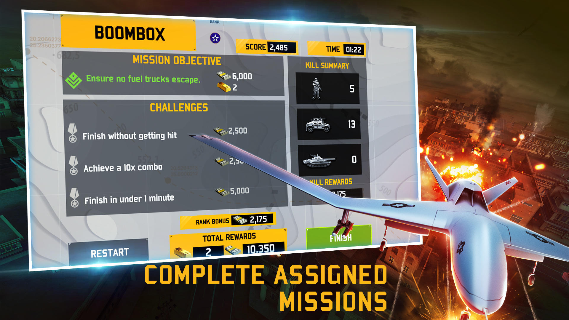 Скриншот игры Drone : Shadow Strike 3