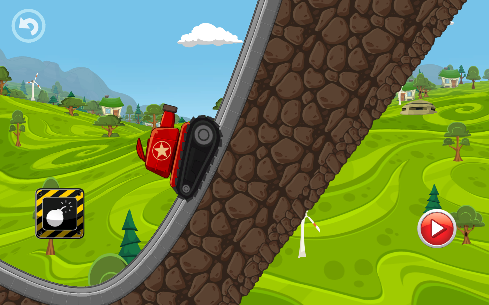 Mini Tanks World War Hero Race Game Screenshot