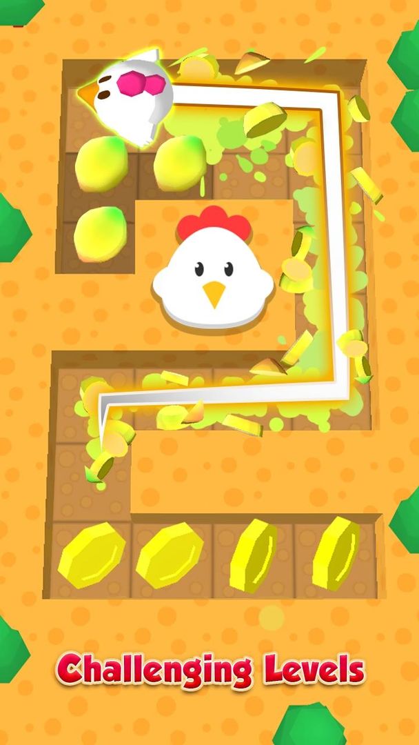 Slide Chicken ภาพหน้าจอเกม