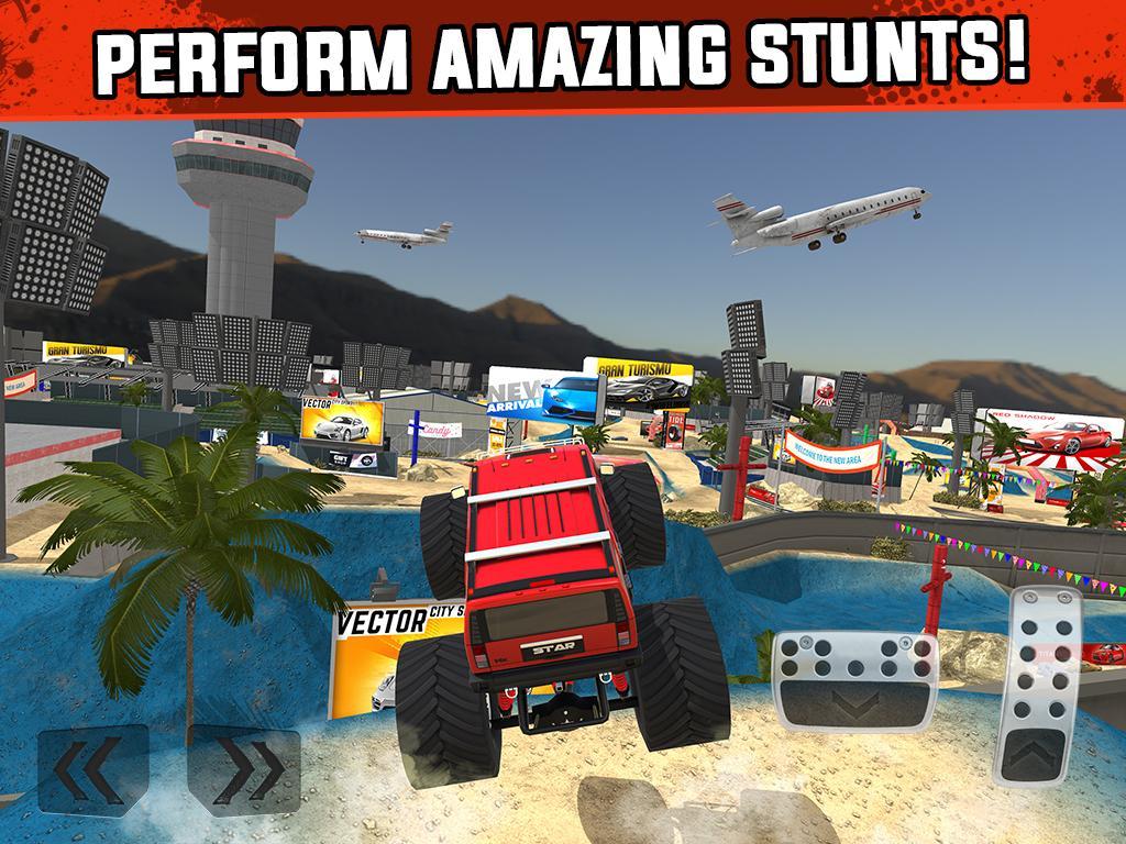 Captura de Tela do Jogo Monster Truck XT Airport Derby