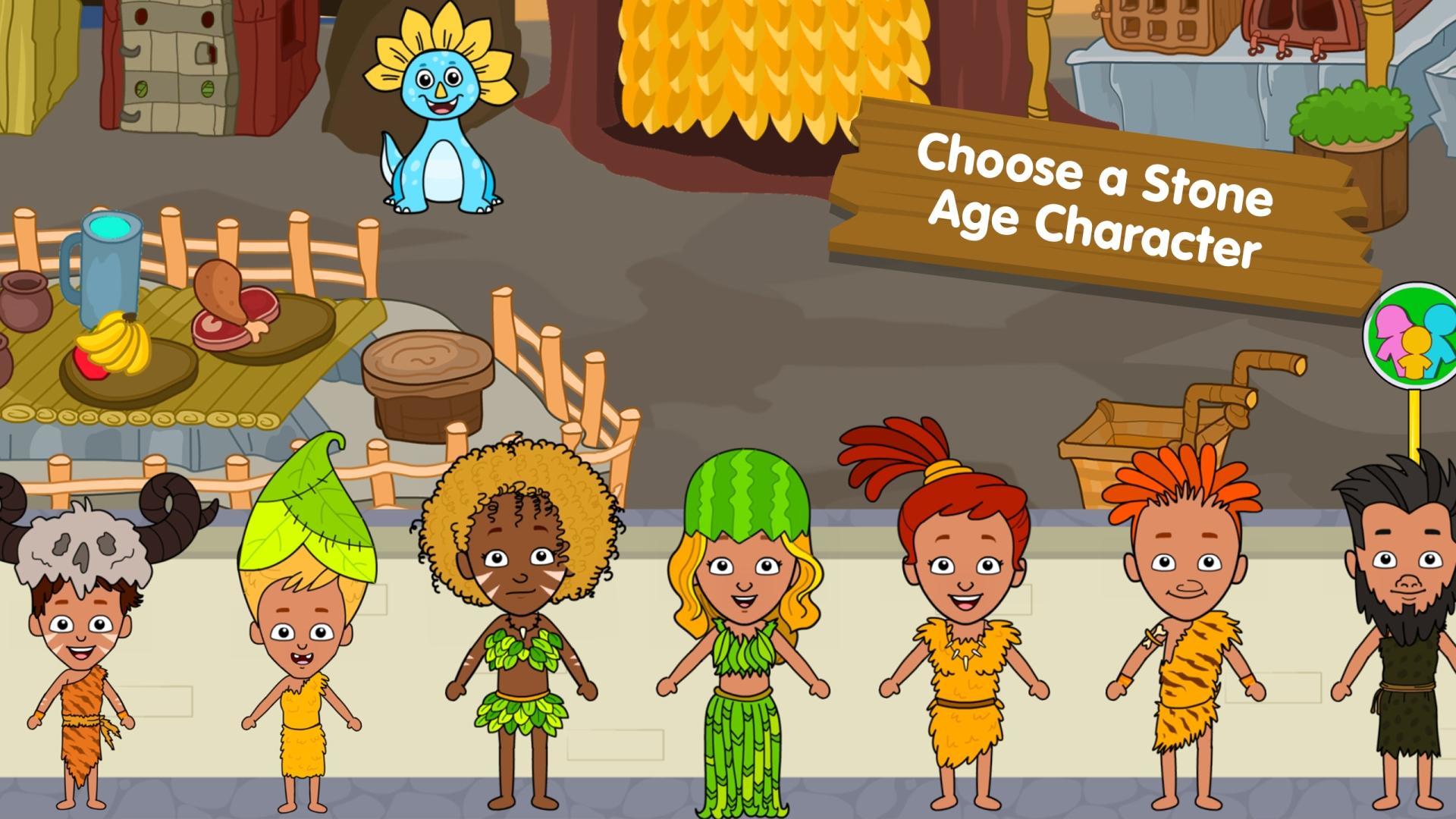 Screenshot of Caveman Games World for Kids