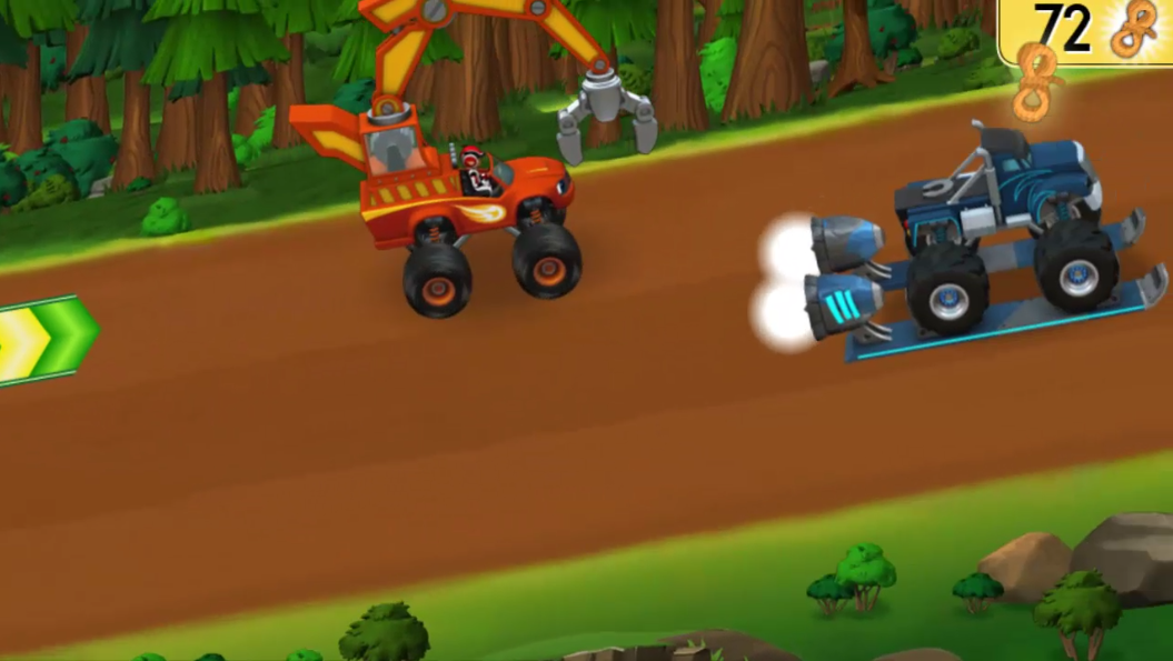 Blaze Mud Mountain Rescue Game Screenshot