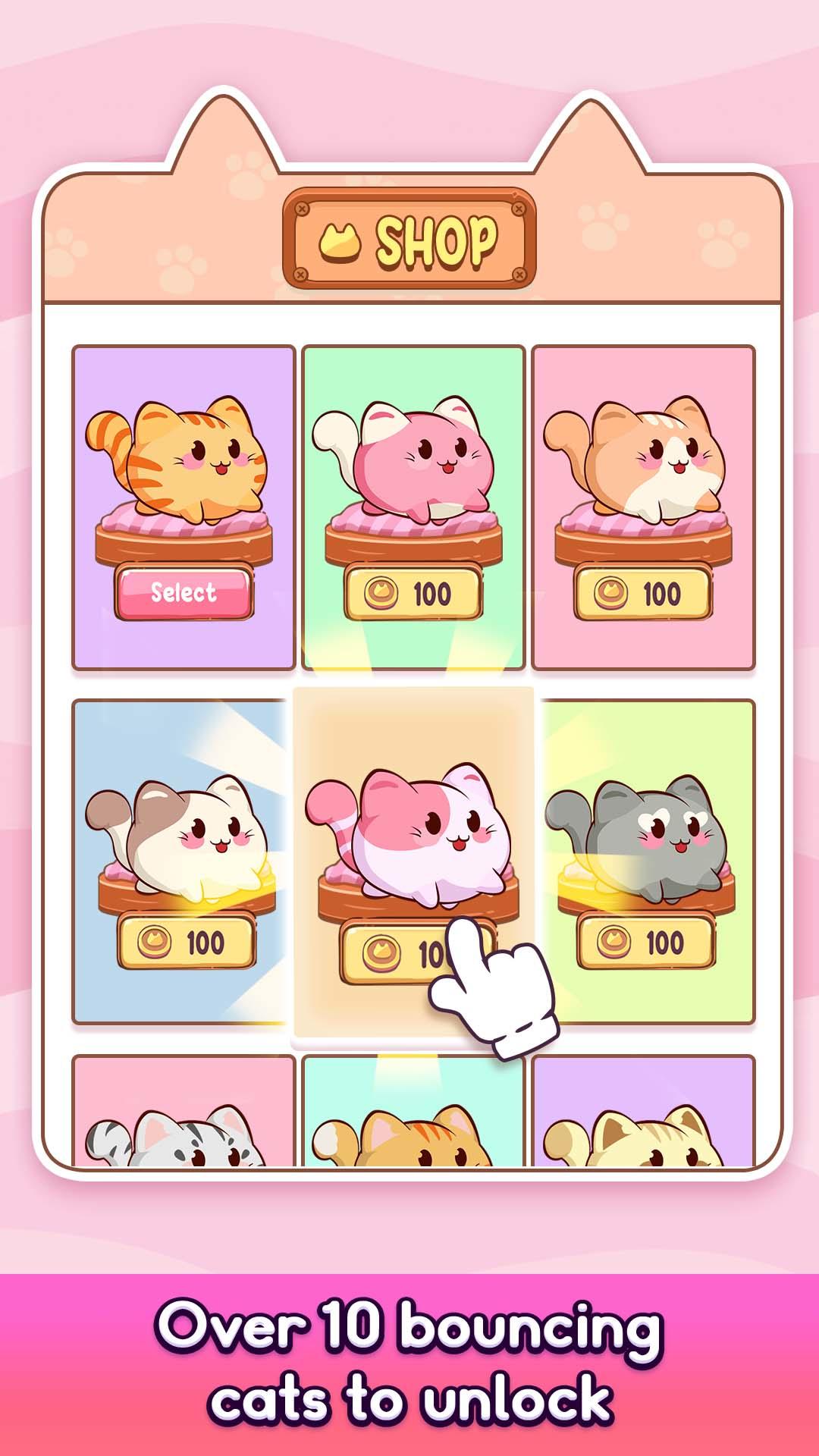 Bouncing Cats: Cute Cat Music Game Screenshot