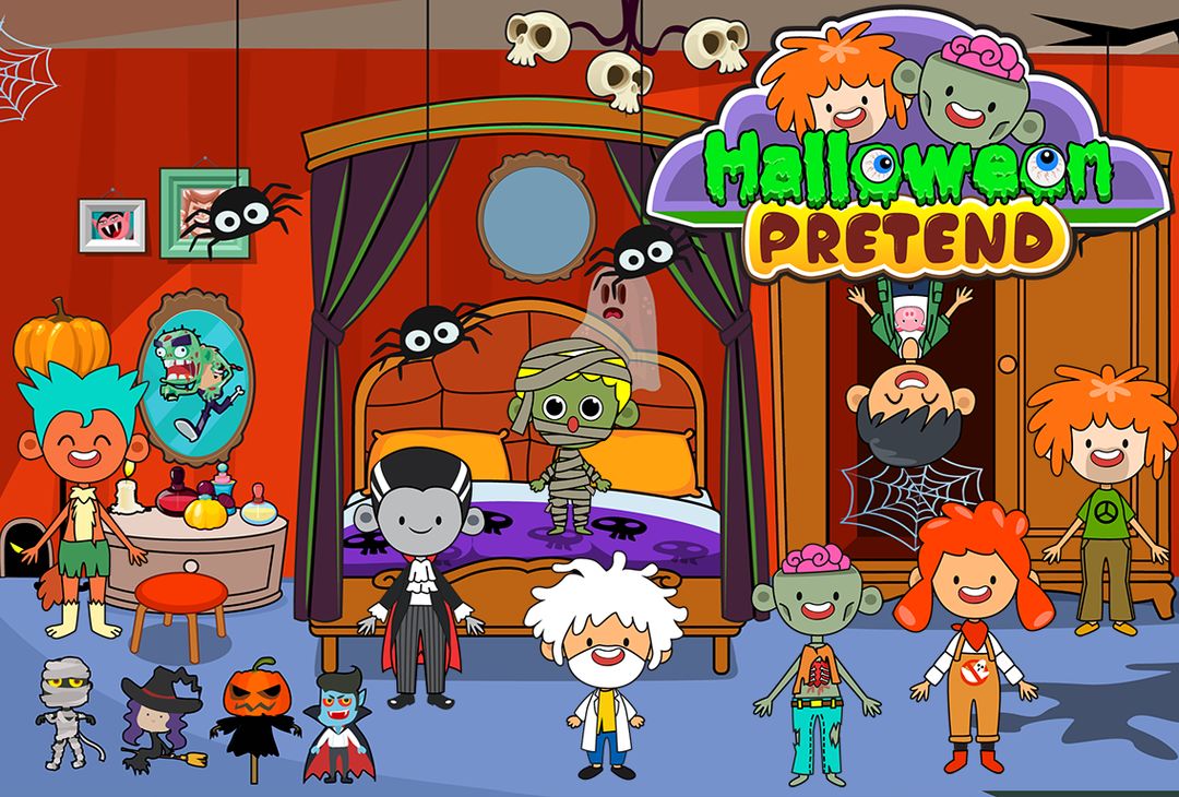 My Pretend Halloween - Trick or Treat Friends FREE遊戲截圖