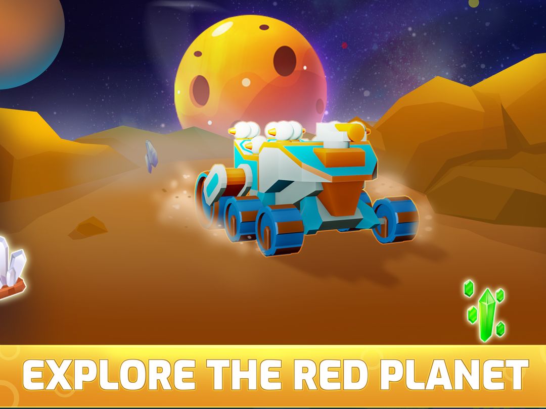 Space Rover: Idle planet miner ภาพหน้าจอเกม