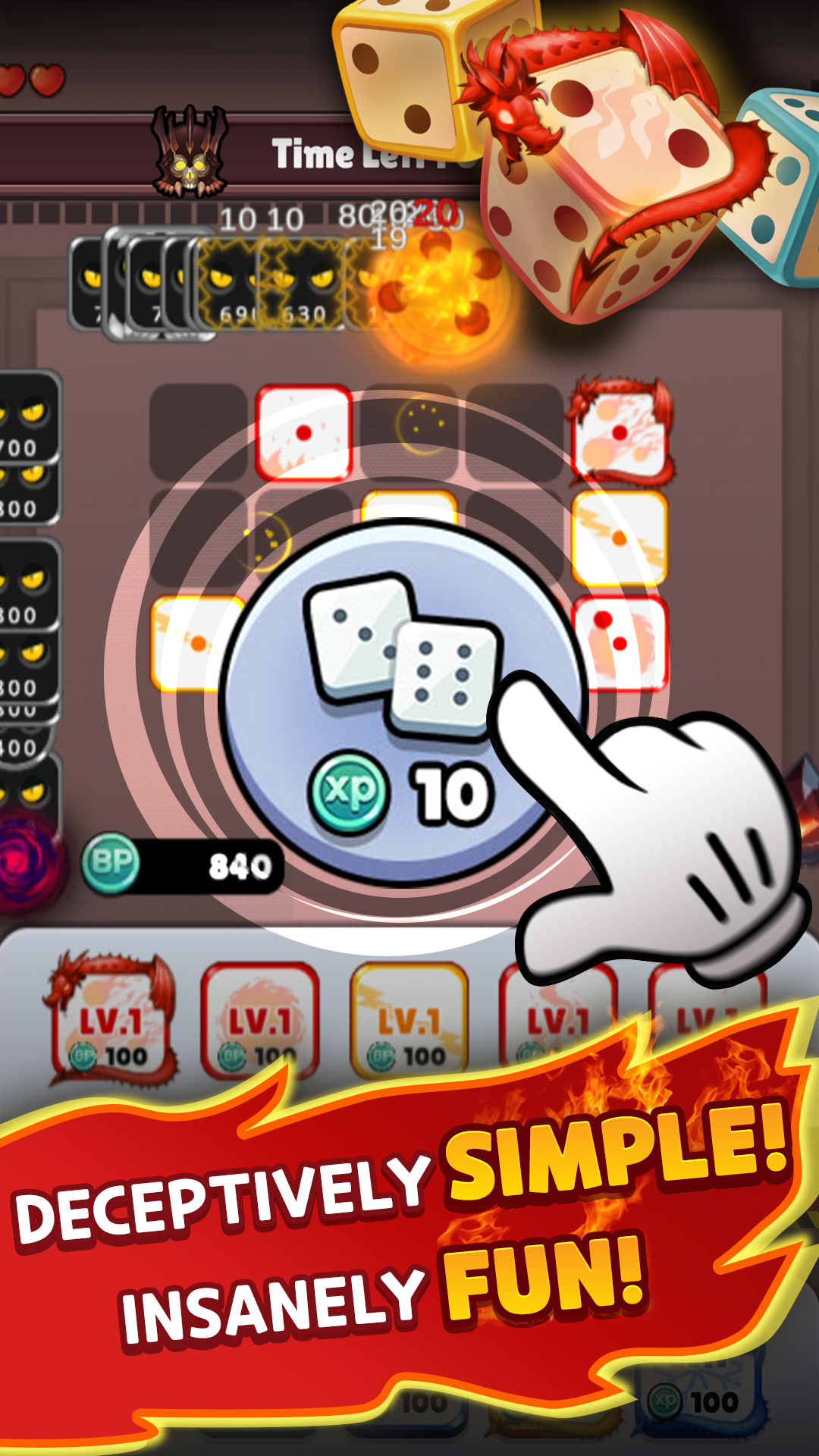 Screenshot of Dice Defense : Random Battle Arena