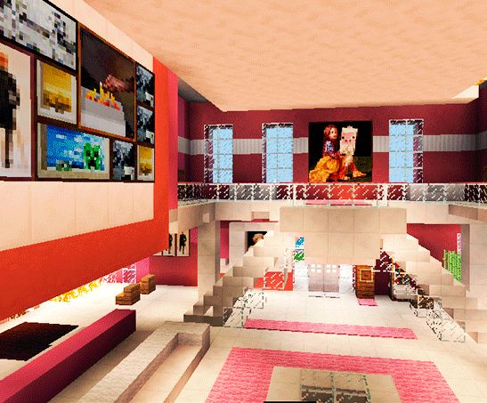 Pink dollhouse games map for MCPE roblox ed.遊戲截圖