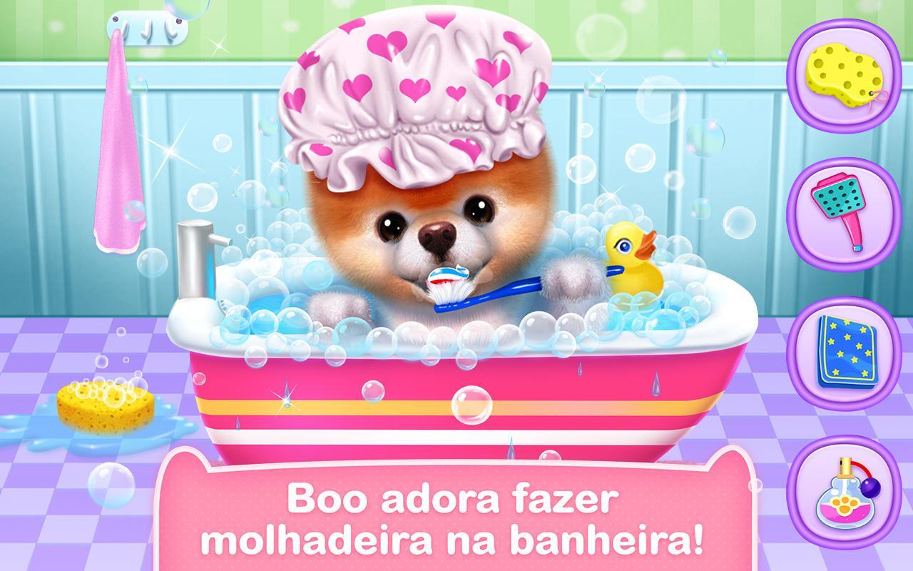 Captura de Tela do Jogo Boo — Cachorro bonitinho