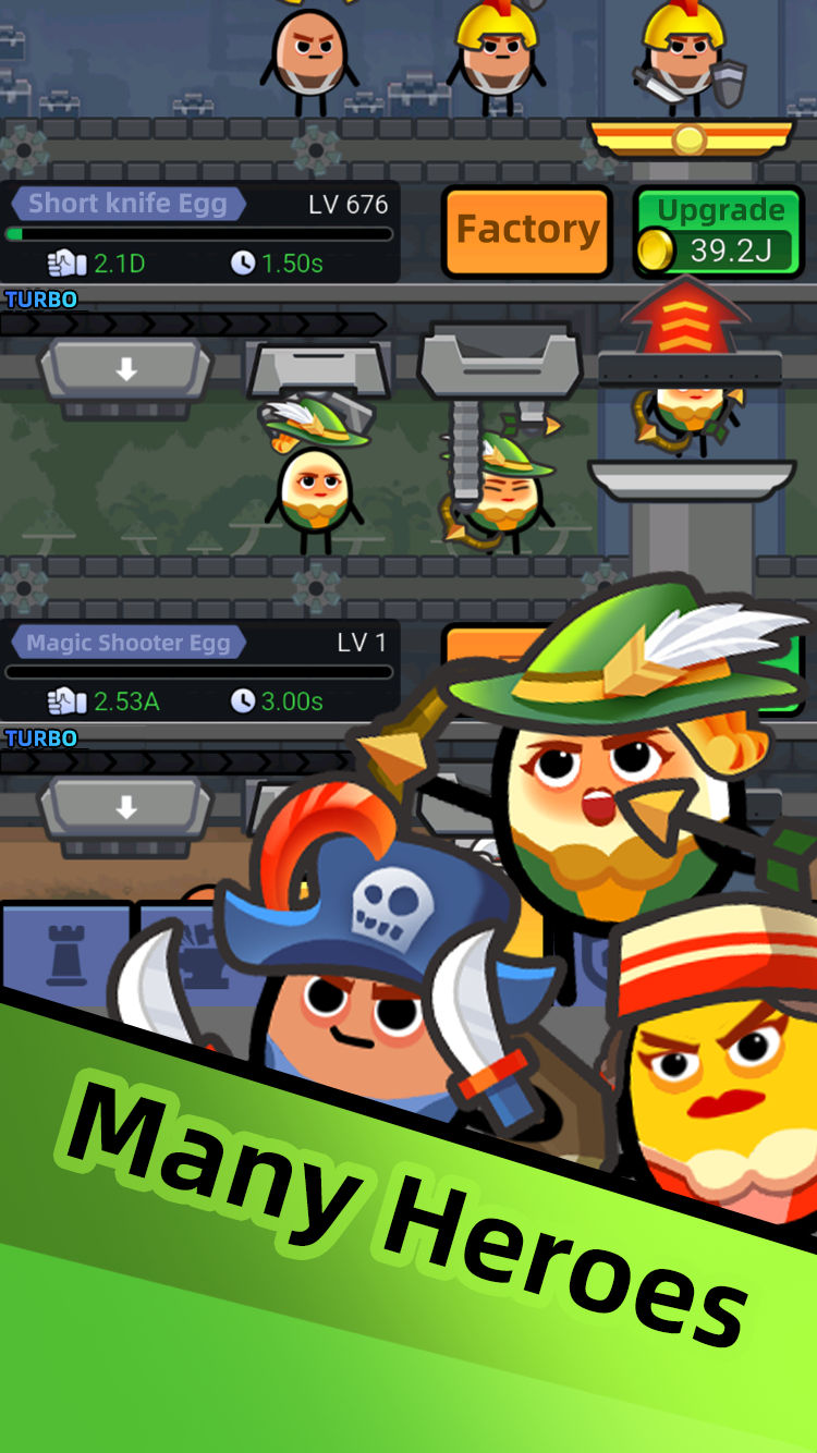 Screenshot 2 of Egg Factory - Idle Hero Maker 