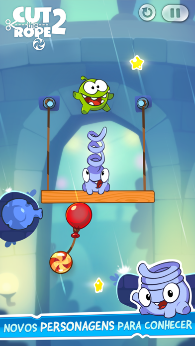 Captura de Tela do Jogo Cut the Rope 2