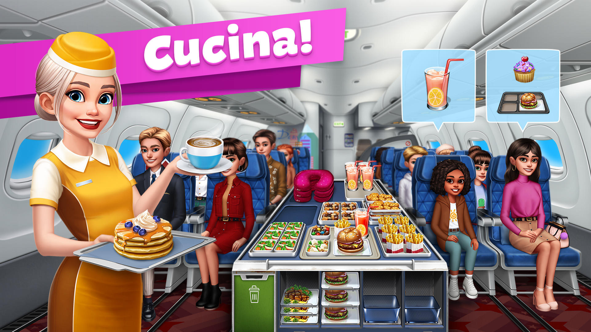 Screenshot 1 of Airplane Chefs: Cooking Game 9.1.1