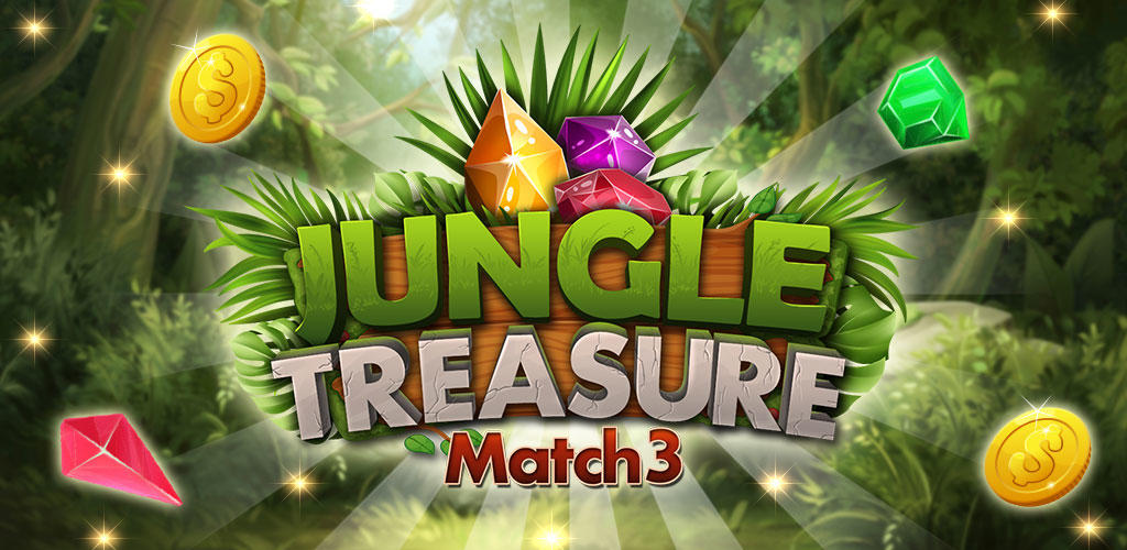 Banner of Match 3 Jungle Treasure – Forgotten Jewels 1.0.38