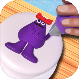 Grimaces Cake: Baking ASMR