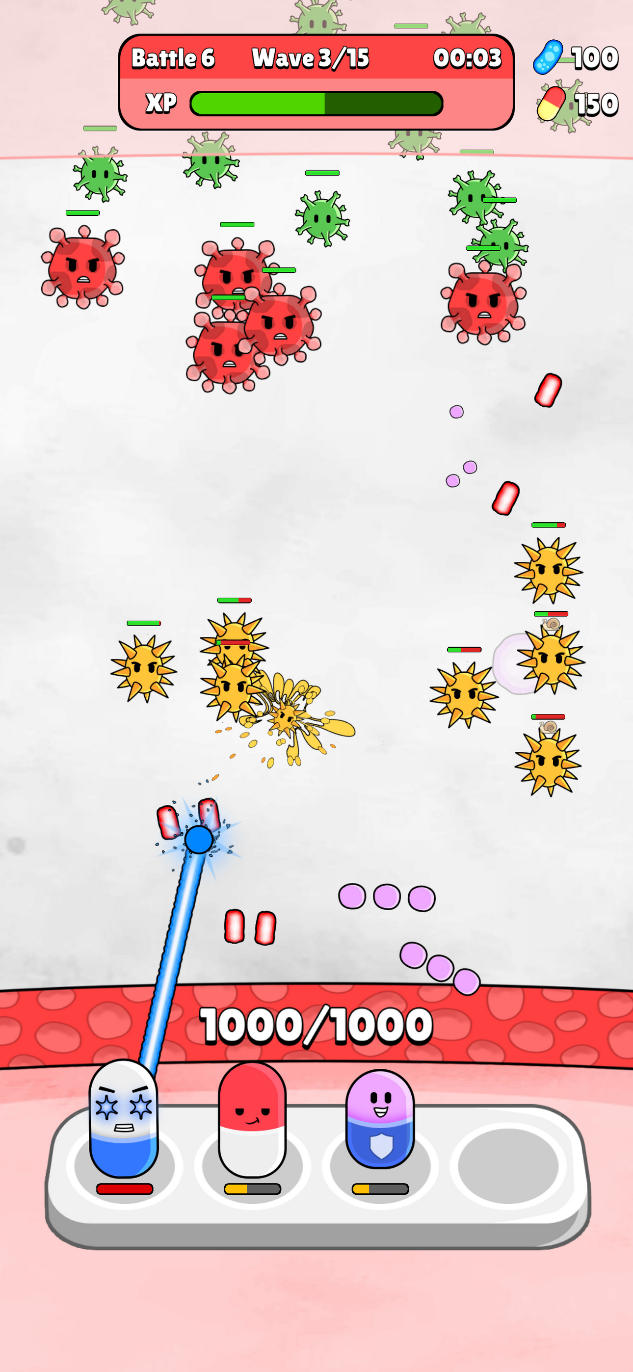 Screenshot of Pill Fortress