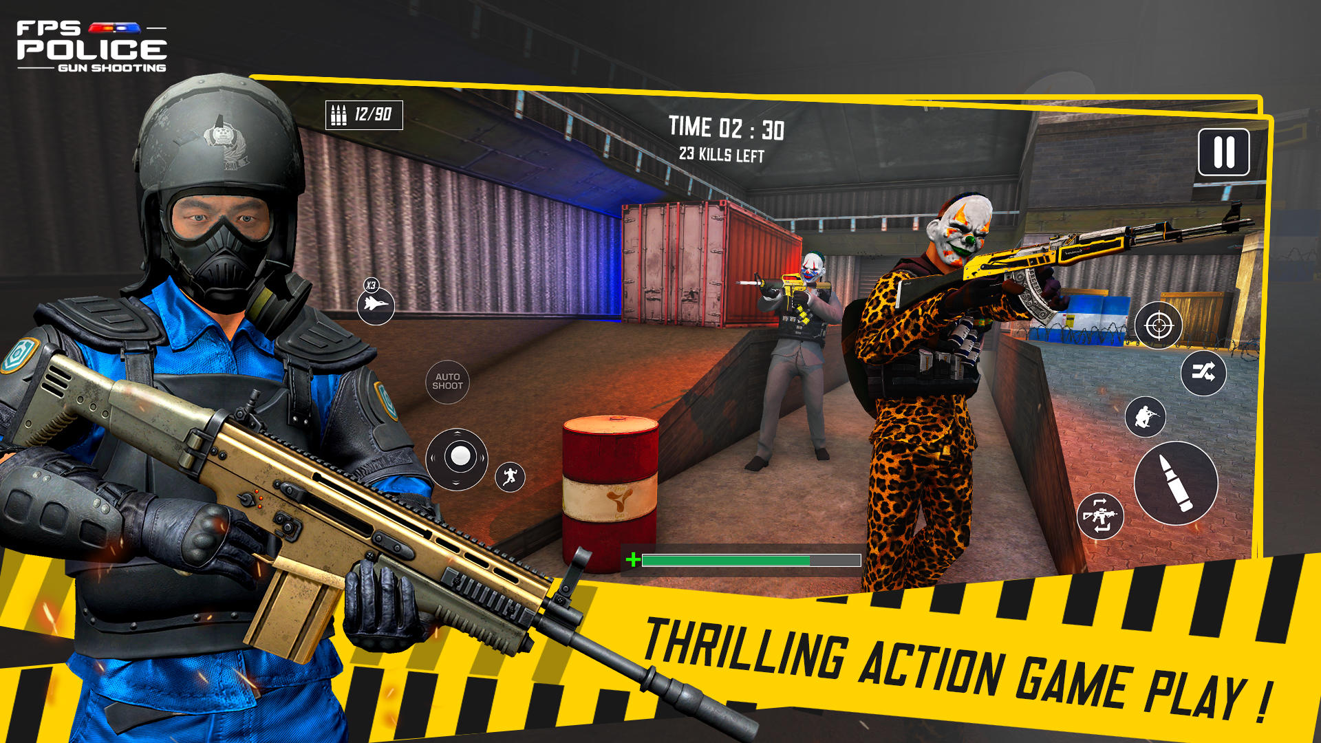FPS Police: Gun Shooting Games Game Screenshot