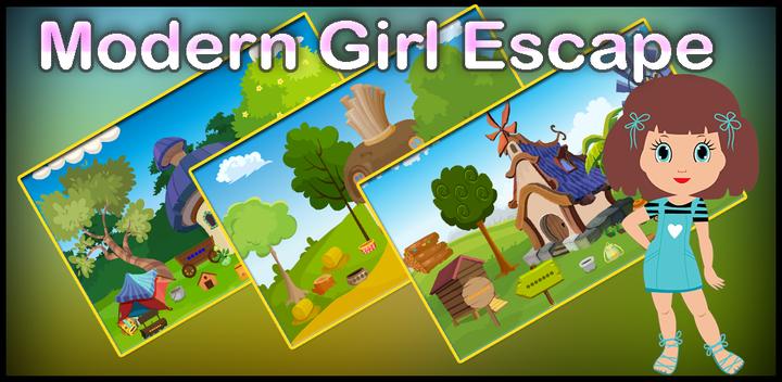 Banner of Modern Girl Escape Kavi Game-360 