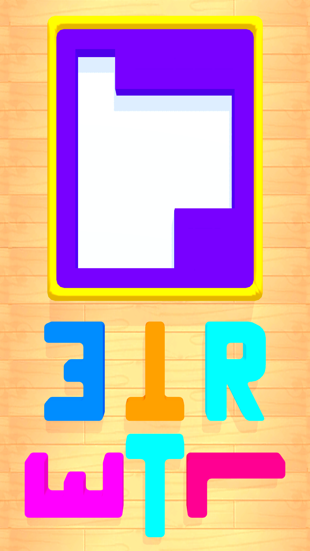 Letter Fit Game Screenshot