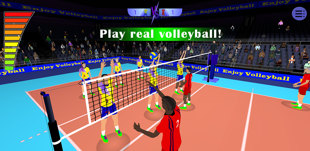 Banner of Enjoy volleyball 