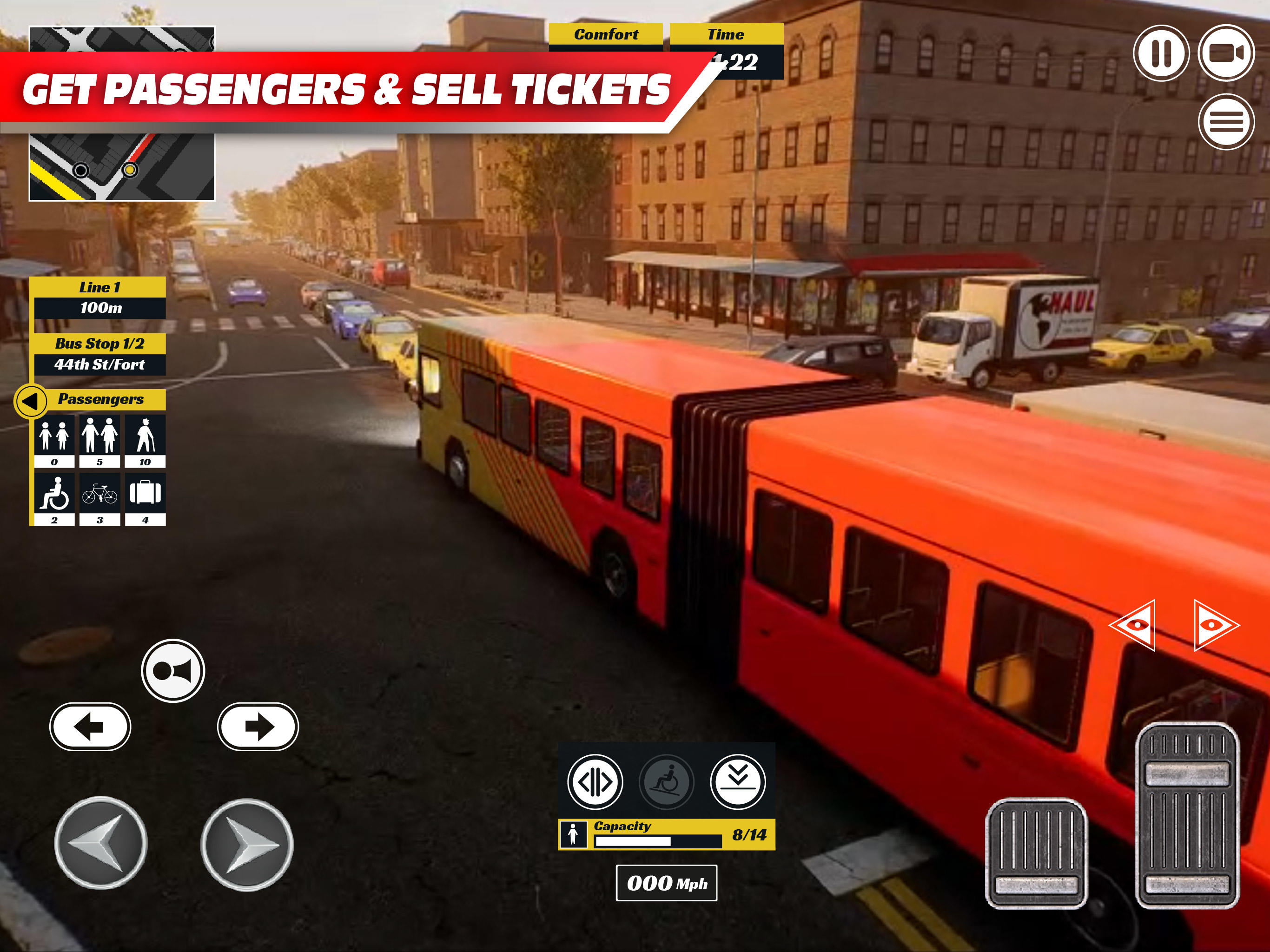 BUS Simulator PRO Urban Rivals Game Screenshot