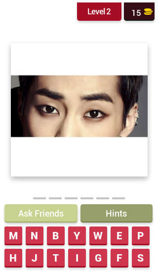 Captura de Tela do Jogo KPOP EYES (MALE)