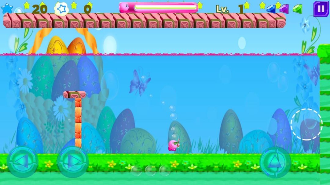 Screenshot of Super Kirby Adventure