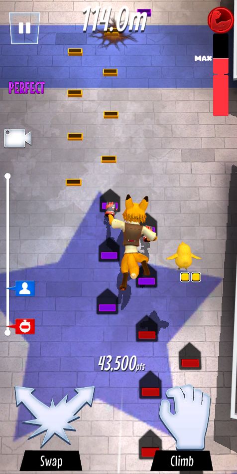 Climbing Stars screenshot game