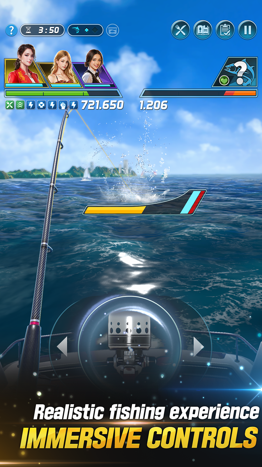 Cuplikan Layar Game Ace Fishing: Crew-Real Fishing