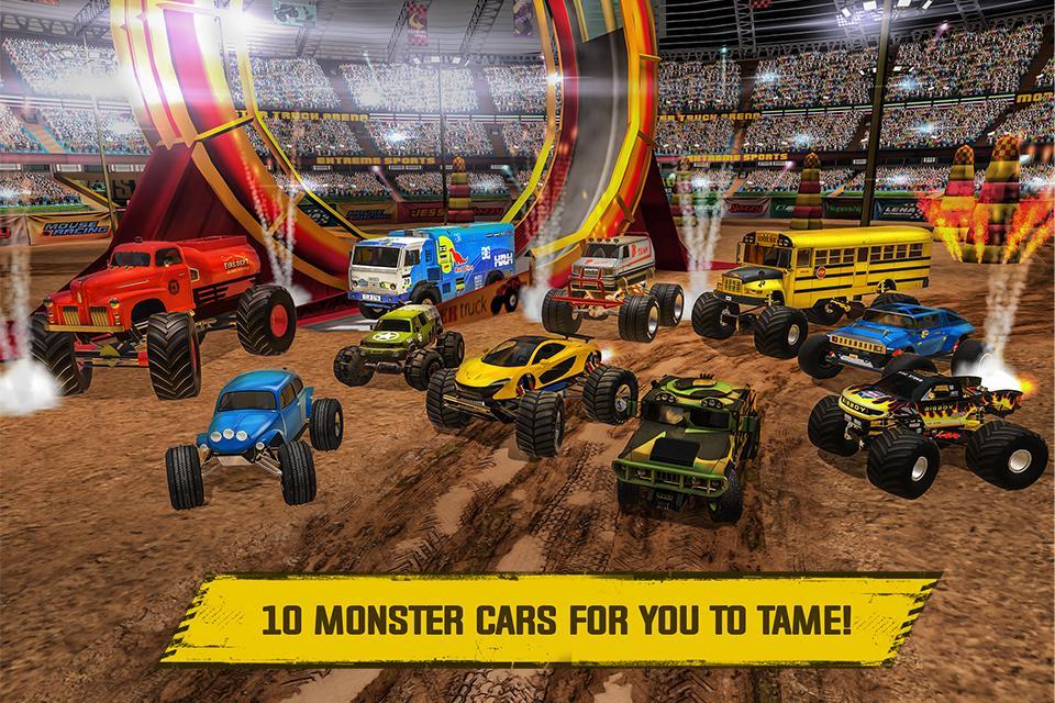 Monster Truck Arena Driver Game Screenshot